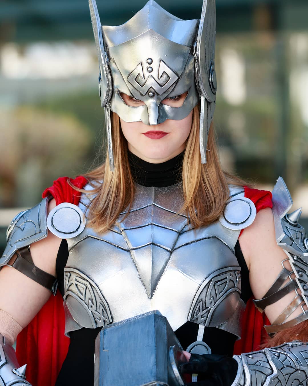 This isn’t Thor but she’s Worthy and has royan warriors type armor.
#bmorecomiccon #avengers